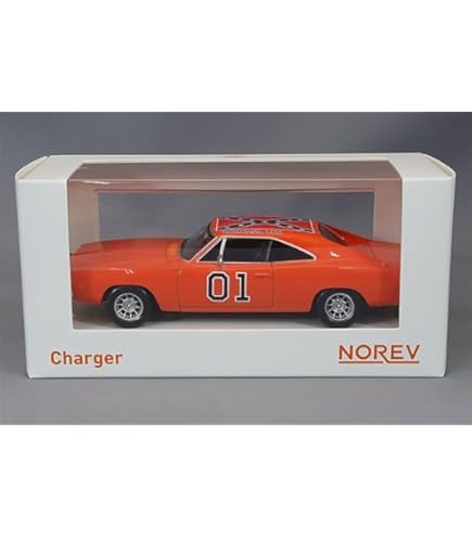 Amazon.com: Auto World 1:43 for Dodge Charger 1969 General Lee